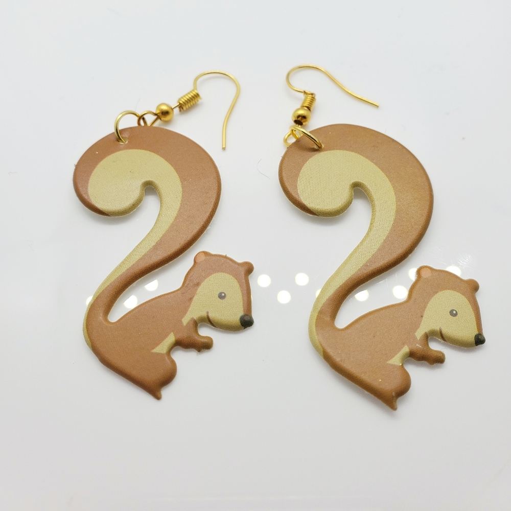 Squirrel Earrings